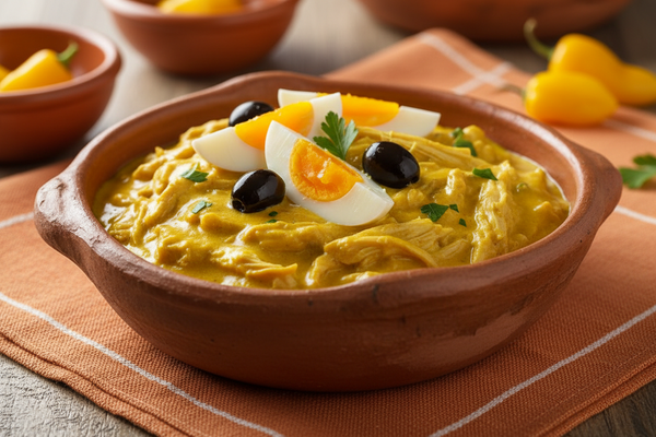 Ají de gallina peruano (receta auténtica y cremosa)