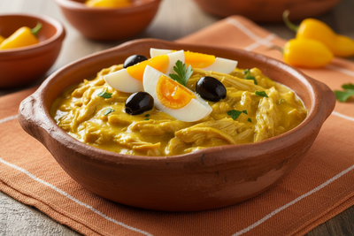 Ají de gallina peruano (receta auténtica y cremosa)