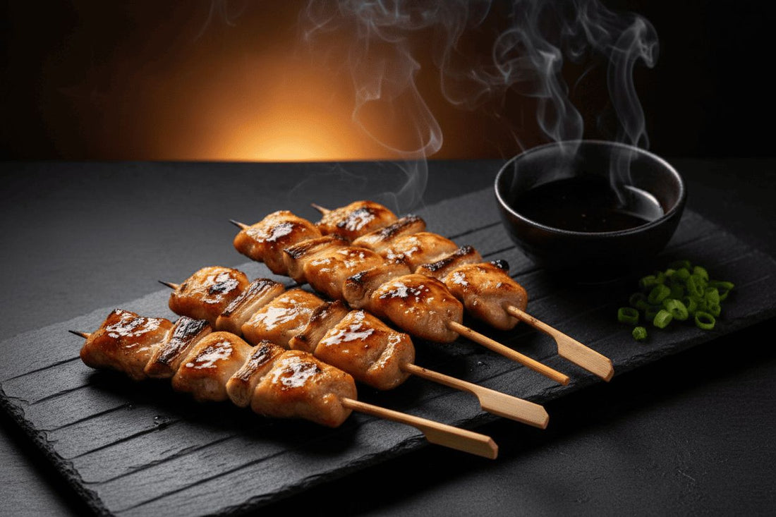Brochetas de pollo estilo yakitori: el street food japonés que conquista a la primera mordida