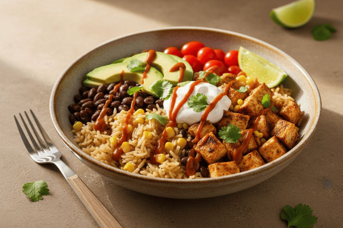 Burrito bowl rápido: el bol mexicano completo que se monta en 20 minutos