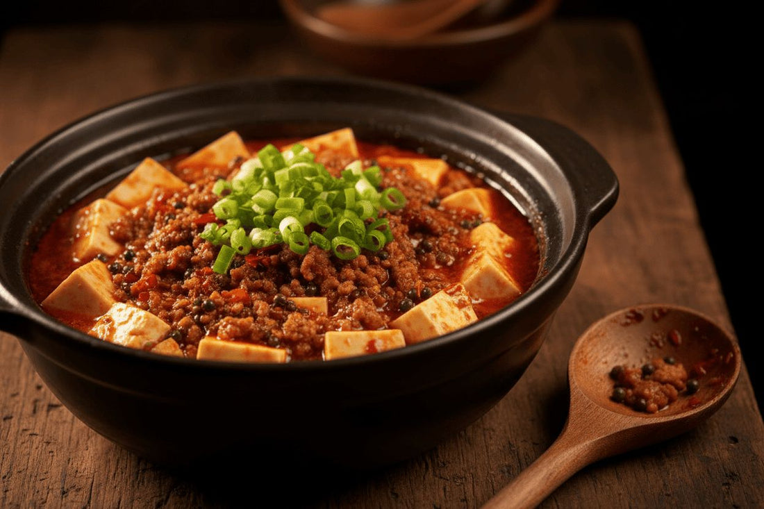 Tofu picante estilo Sichuan rápido: Mapo Tofu express en 15 minutos