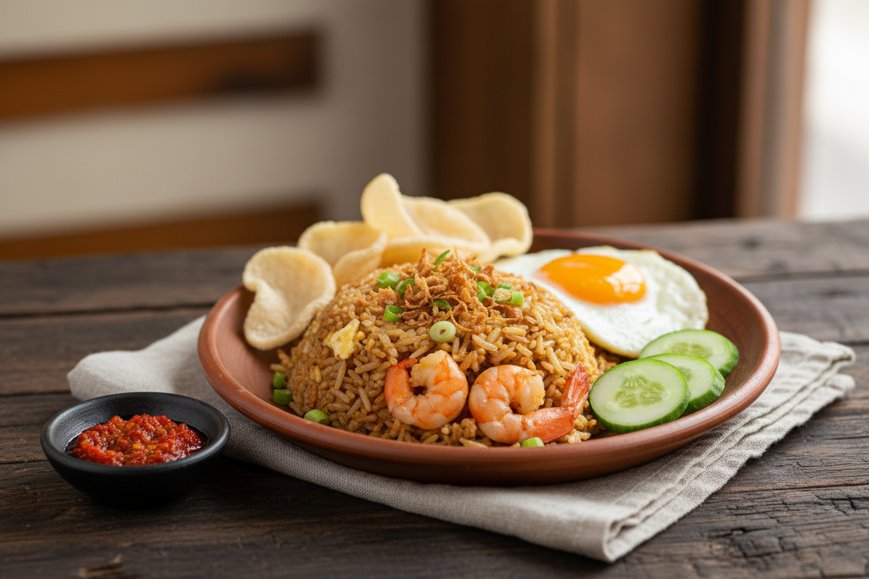 Nasi Goreng auténtico: el arroz frito indonesio que sabe a calle y a fuego