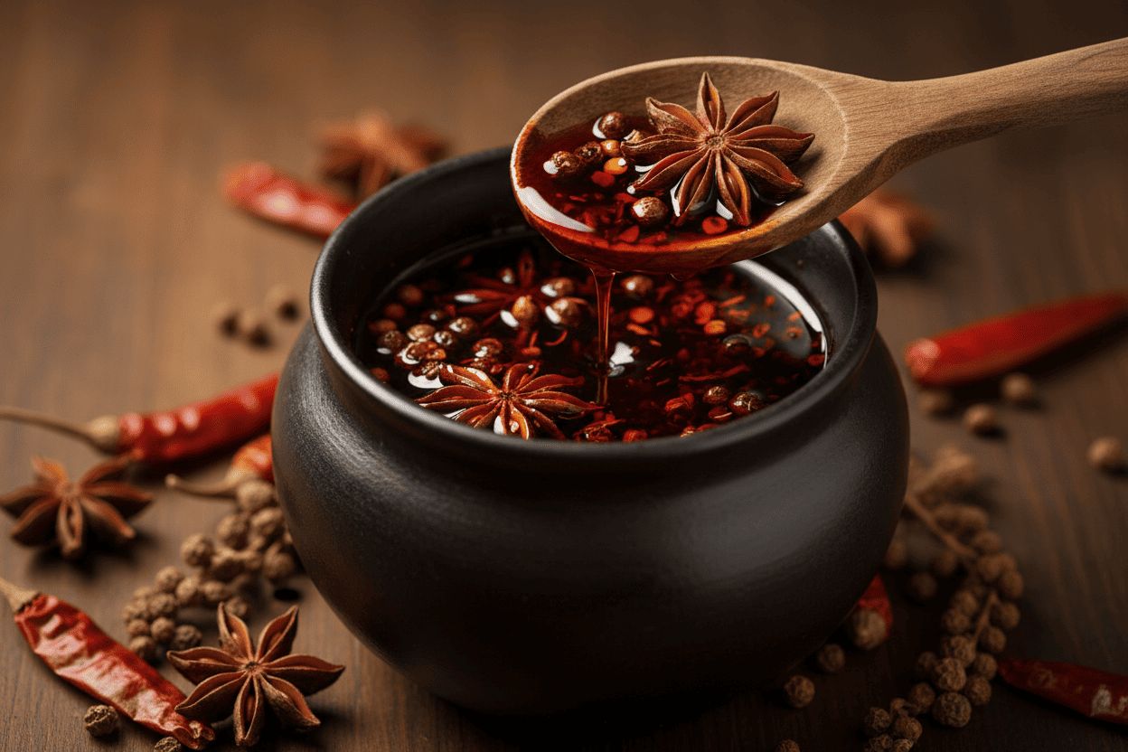 Salsa picante casera estilo Sichuan: el aceite mala que lo mejora todo