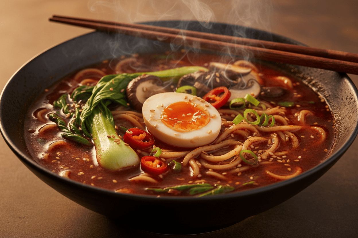 Sopa de fideos picante: el bol asiático que calienta el cuerpo y despierta los sentidos