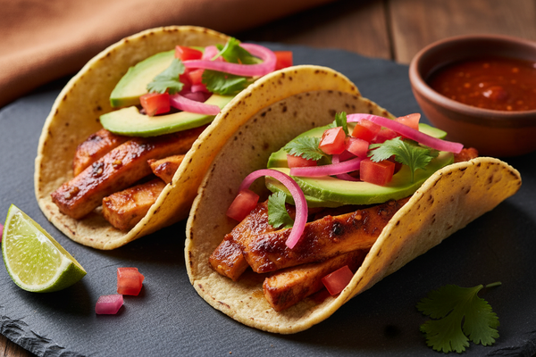 Tacos mexicanos con salsa chipotle: ahumados, picantes e irresistibles