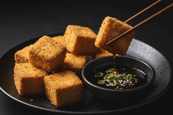 Tofu crujiente con salsa: el aperitivo vegano que convierte a los escépticos
