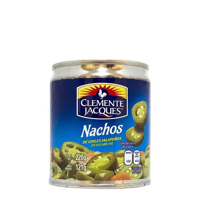 Jalapeños en Rodajas Nachos Clemente Jacques 220 g