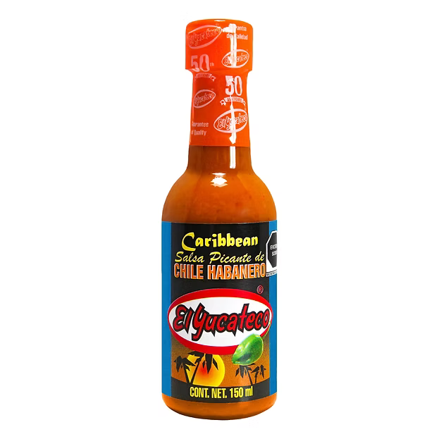 Salsa Habanero Caribbean El Yucateco 120 ml